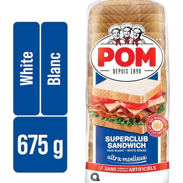 Pom  Pain à Sandwich Blanc - 675g