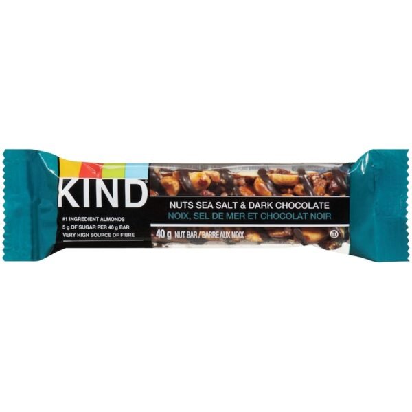 Snack Bar KIND Noix, Sel de Mer, Choco Noir - 40g