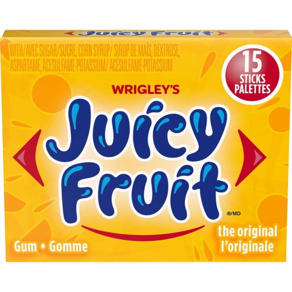 Gum Juicy Fruit Gomme - x15