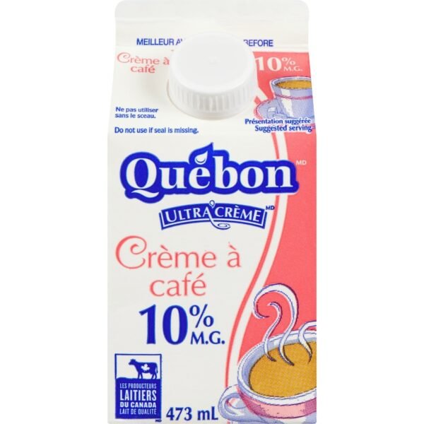 Cream Québon Crème à Café 10% - 473ml