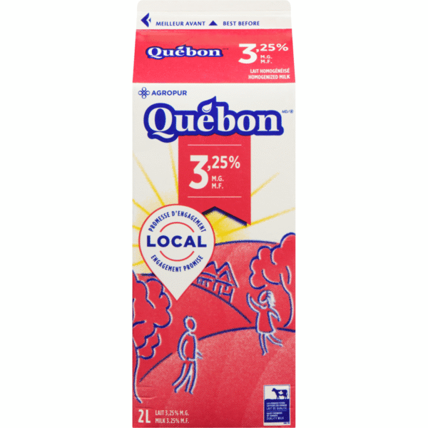 Lait Lait Québon 3.25% - 2litre